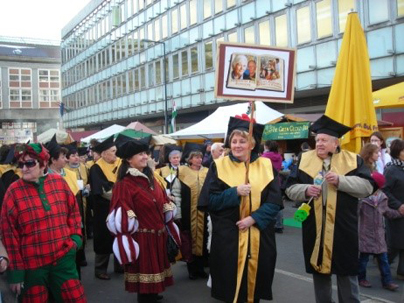 U3A procession at Jelly Fest